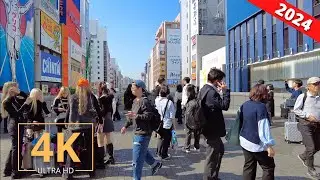 Osaka, Japan 🇯🇵 Street Walk 【1 HOUR】 Downtown City Tour | 4K | 大阪 日本 | Virtual Walking 2024