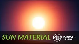 Sun material in UE4