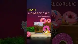 Homer's Donut (Mocktail Inspired by The Simpsons [non-alcoholic])