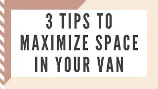 3 Tips To Maximize Space In Your Van #shorts