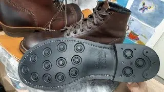 Замена подошвы на ботинках Beckman \ Red Wing Beckman Boots Resole