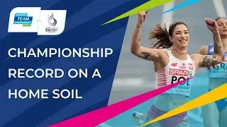 EWA SWOBODA SETS CHAMPIONSHIP RECORD ON A HOME SOIL | Women's 100m |  Silesia 2023