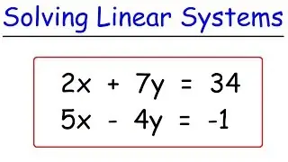 How To Solve Linear Systems Using Substitution By Avoiding Fractions!