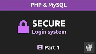 Secure login, register system with PHP and MySQL  | Part 1 - Register Form