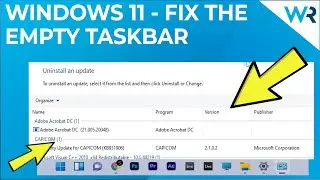 Is the Windows 11 Taskbar empty? Here’s how to fix it!