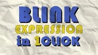 Blinking Effect | Adobe After Effects Tutorial