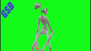 Siren Head Simple Model Green Screens | Trevor Henderson Fan Made