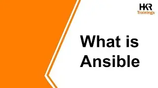 What is Ansible | AnsibleTraining | Ansible For Beginners | Online Training  - HKR Trainings