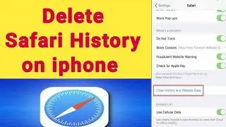 how to delete safari history on iphone | clear safari history on iphone | iphone safari history