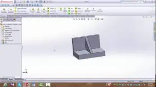 How to use RIB tool in solidworks