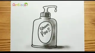 HOW TO DRAWING EASY REALISTIC SHAMPOO