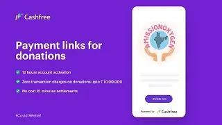 Payment Links for Donations | Built for organisations raising funds for Covid19 relief