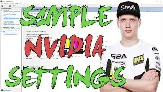 CSGO: Na'Vi s1mple NVIDIA settings