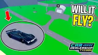 Can This NEW SEASON 10 SUPERCAR Actually FLY In Car Dealership Tycoon?!