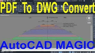 How to Convert PDF to DWG in AutoCAD.
