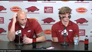 Landon Jackson and Isaac TeSlaa Press Conference - Ole Miss 63, Arkansas 31