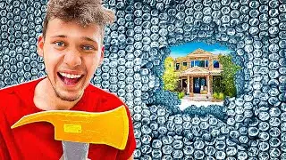 Escaping 100 Layers of Bubble Wrap! *IMPOSSIBLE CHALLENGE*