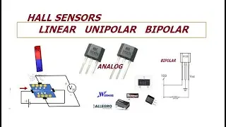 HALL Effect SENSORS - Linear,UniPolar,BiPolar