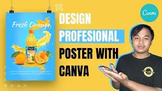 Beginner Canva Tutorial How to Create an attractive and professional Drink Product Poster in Canva