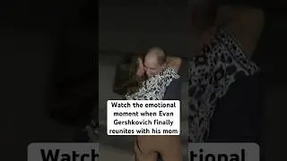 Evan Gershkovich lifts his mom in a huge bear hug after he returns to U.S. soil from Russia 