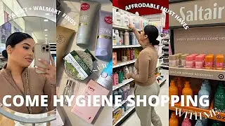 COME HYGIENE SHOPPING WITH ME ! Target + Walmart finds | How to Smell good on a BUDGET + HUGE HAUL ✨