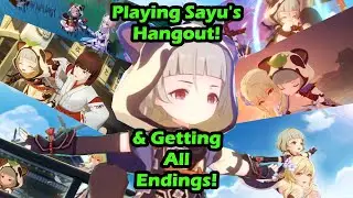 Playing Sayu's Hangout Event! (& Getting ALL Endings) | Genshin Impact 2.2