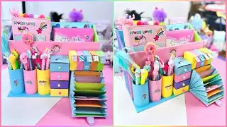 DIY - UNICORN DESK ORGANIZER - BACK TO SCHOOL CRAFTS