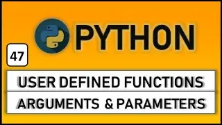 Function arguments and parameters in python