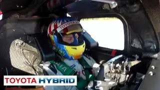 The Toyota TS030 hybrid driven by Alexander Wurz, onboard camera