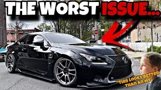 I Finally Fixed The WORST PROBLEM On My FBO & Tune 5XX HP+ Lexus RCF!!!