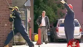 Crushed By Steel Beam Prank