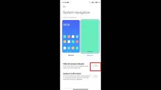 How to hide full screen indicator in MIUI 12.5