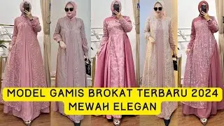 MODEL GAMIS BROKAT TERBARU 2024 MEWAH ELEGAN