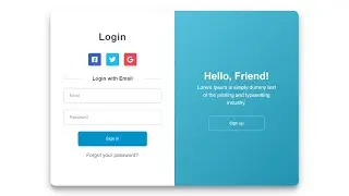 How To Make Login & Registration Form Using HTML And CSS Step By Step