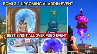 Aladdin Bgmi 3.1 Upcoming Event Theme Mode All Features | Pubg + Bgmi 3.1 Update | Aladdin Zin Bgmi