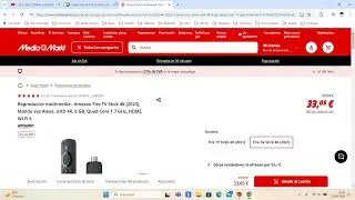 📺 ¡Oferta Mediamarkt! Fire TV Stick 4K Fire TV Stick 4K Max Stick Lite barato 33€ ¡21 DTO! Opinión 📺