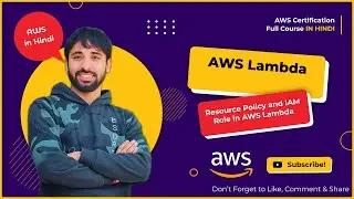 AWS Tutorial 192 - AWS Lambda  - Resource Policy and IAM Role in AWS Lambda