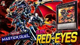 Red-Eyes Flare Metal Dragon (BURN🔥)  | Gameplay 🎮 + Combos 👊 +  Deck profile ✔️