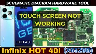 Infinix Hot 40i X6528B Touch Screen Not WORKING | Hardware Schematic Diagram jumper | DMR SOLUTION