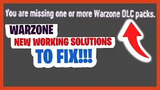 YOU ARE MISSING ONE OR MORE WARZONE DLC PACKS (PS4/PS5/XBOX)? WARZONE MISSING DLC PACKS