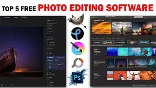 Top 5 Best FREE Photo Editing Software For PC | Beginner to Advanced⚡[2024]💻