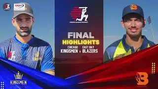 MiLC T20 Final Highlights: Chicago Kingsmen vs East Bay Blazers