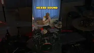 Raw vs mixed drum sound