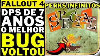 FALLOUT 4 - DPS DE 7 ANOS O MELHOR BUG VOLTOU!! PERKS INFINITOS!!!!!