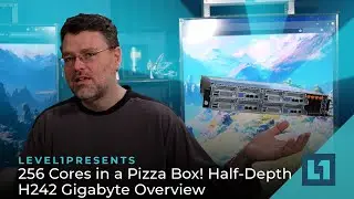 256 Cores in a Pizza Box! Half-Depth H242 Gigabyte Overview