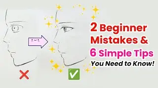 How to Draw Anime Eye (Side View) Tutorial | 2 Beginner Mistakes and 6 Simple Tips you need to know!