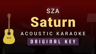 Saturn – SZA (Acoustic Karaoke)