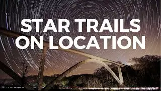 Star Trail Photography On Location - Natchez Trace Bridge