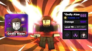 MAXING MY NEW GODLY COSMIC! - Anime Champions Simulator