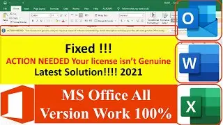 how to fix Your license isnt genuine,and you may be a victim of software counterfeiting |Office All